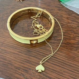 Kate spade bracelet and necklace